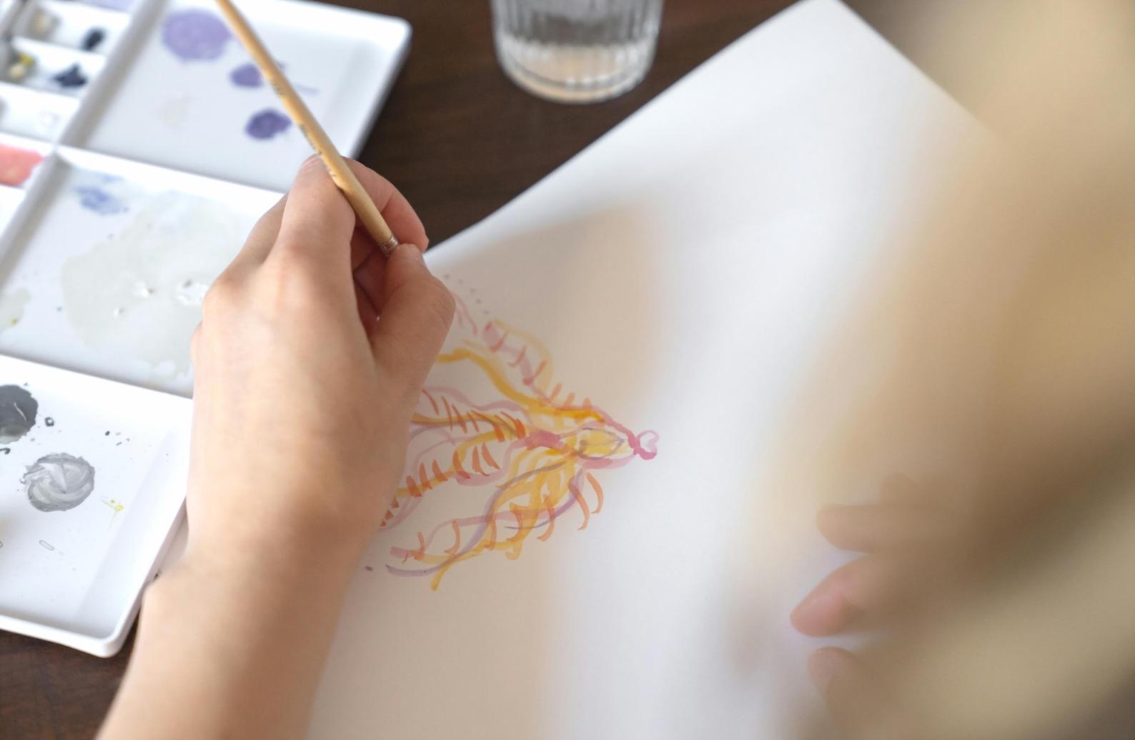 Работа с композицией и построением