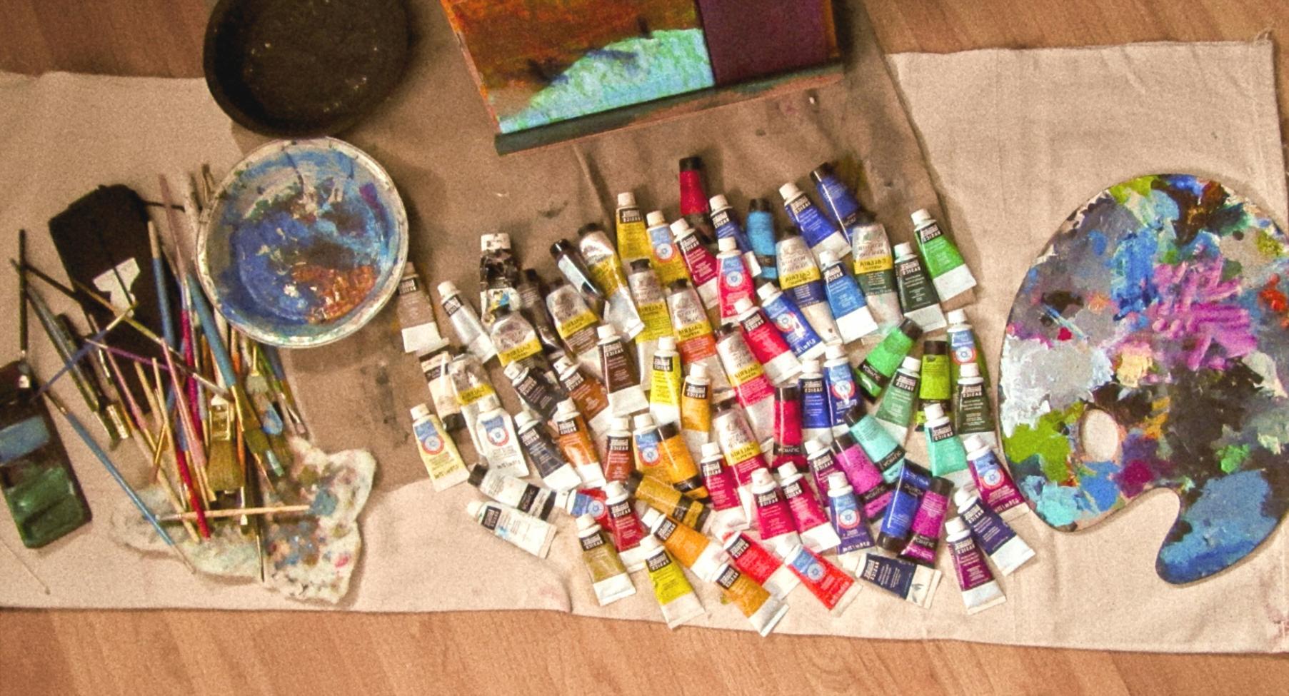 Рабочий процесс студии цифрового рисования